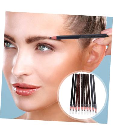 SOESFOUFU Black Colored Pencils 10pcs Eyebrow Pencil Facial Tools Eyebrow Peel- off Pencil Eyebrow Pens Crayon Girl Miniature - Buy Online on GoSupps.com