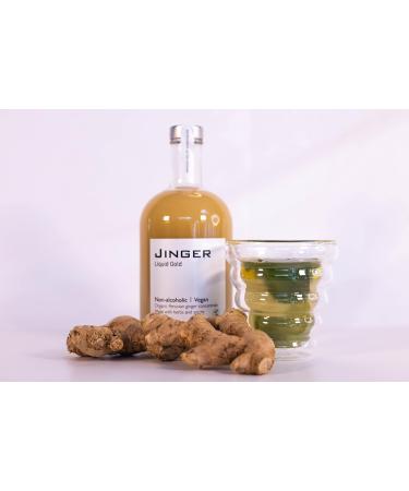 Organic Ginger Liquid Gold - 500ml - Ginger concentrate - Vegan - Detox - Immune booster - Ginger Shot - Buy Online on GoSupps.com