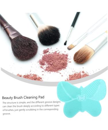Ipetboom 1pc Silicone Scrub Pad Make up Makeup Brush Cleaning Tool Brush Cleaning Mat Hair Brush Cleaning Tool Makeup Brush Scrubber Beauty Tool Cleaner Cosmetic Silica Gel 23X17cm Green - Buy Online on GoSupps.com