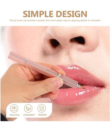 Beaupretty Lip Brush Portable Lip Applicator for Lipsticks Lip Reusable Lip Gloss Balm Applicator Eyeshadow Lip Cream Brush Pink - Buy Online on GoSupps.com