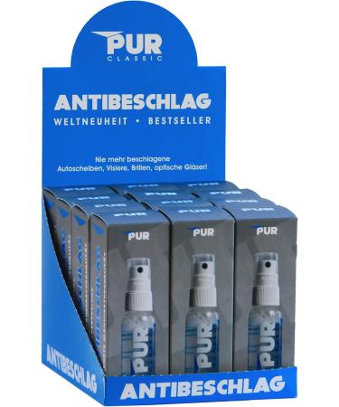 PUR Classic Anti-Fog Spray & Cloth Set (30ml) Long-Lasting Protection for Glasses Visors Diving Masks & Car Windows - International Shipping Available - Buy Online on GoSupps.com