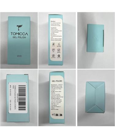 TOMICCA Baby Blue Gel Nail Polish - Long Lasting Sky Blue UV/LED Soak-Off Gel, Perfect for Manicure Salon or DIY at Home - Buy Online on GoSupps.com