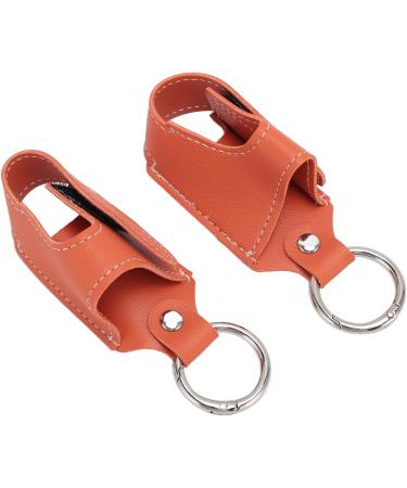 Asthma Inhaler Holder 2 Pieces of Easy-Access PU Inhaler Case with Snap Closure Useful for Traveling (Orange) - Buy Online on GoSupps.com