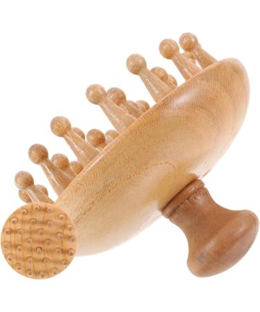 Beaupretty Wooden Massage Comb - Beech Hair Brush for Scalp & Curly Hair Care - Promotes Circulation & Shampoo Application - Buy Online on GoSupps.com