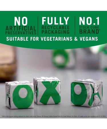 OXO Vegetable Stock Cubes 378g - Full-Bodied Flavour - Pack of 1 - Buy Online on GoSupps.com