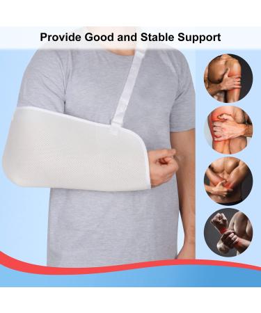 Supregear Adjustable Arm Sling | Breathable Shoulder Immobilizer for Men & Women | Fits Left/Right Arm - Ideal for Shower & Medical Support - Buy Online on GoSupps.com