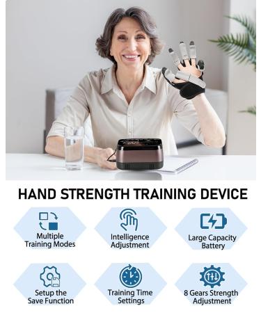 Hand Rehabilitation Robot Gloves for Stroke Recovery | XL Right-Hand Therapy Equipment for Hemiplegia & Arthritis - Buy Online on GoSupps.com