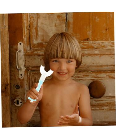 Minkissy Children's Manual Toothbrush Food-Safe Super-Soft 3 Pack in Different Colors for Gentle Cleaning - Buy Online on GoSupps.com