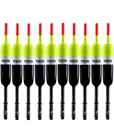 THKFISH Fishing Bobbers Fishing Floats and Bobbers Slip Bobbers for Fishing Balsa Floats Crappie Fishing Bobbers Fixed Bobber (1.5"X0.59"X5.4") (2.5"X0.59"X5.4") 2.5"X0.59"X5.4"-10pcs - Buy Online on GoSupps.com