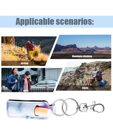 Pengxiaomei 3 Pcs Marble Chapstick Holders - Valentine's Day Gift for Women (Pink Blue Grey) - Buy Online on GoSupps.com