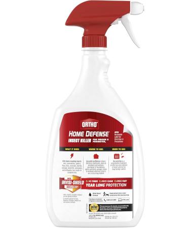 Ortho 0221310 Home Defense Insect Killer - Indoor & Perimeter 2 - 24 oz - Ready-to-Use - Buy Online on GoSupps.com