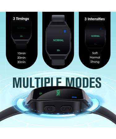 Motion Sickness Bands - Anti-Nausea Wristbands for Stress Relief & Improved Sleep | Vagus Nerve Stimulator | Black - B3 - Buy Online on GoSupps.com