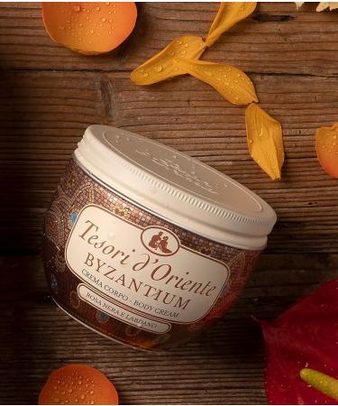 Tesori d'Oriente Crema Corpo Byzantium Body Cream with Black Rose and Labdanum 300 ml + 1 x Felce Azzurra Talcum Powder 100 g Pack of 12 - Buy Online on GoSupps.com
