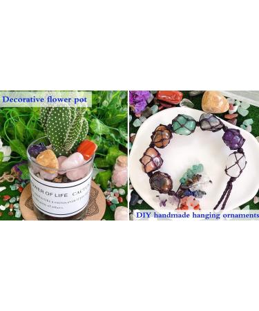 XIANNVXI 7 Chakra Natural Irregular Polished Tumbled Stones - Bulk Gemstones for Reiki Energy Healing - 100g - Buy Online on GoSupps.com