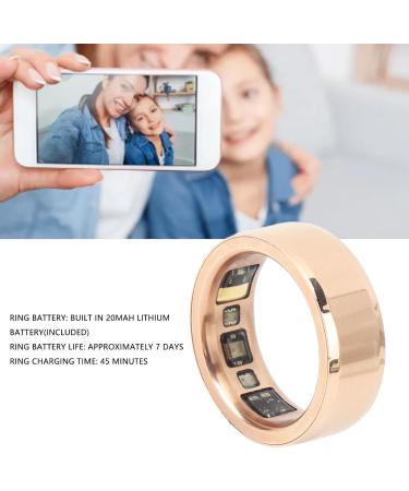 Smart Ring - Multifunctional Rechargeable Waterproof Sleep Monitor | Body Temperature Tracking | Aluminum & Ceramic Design - Buy Online on GoSupps.com