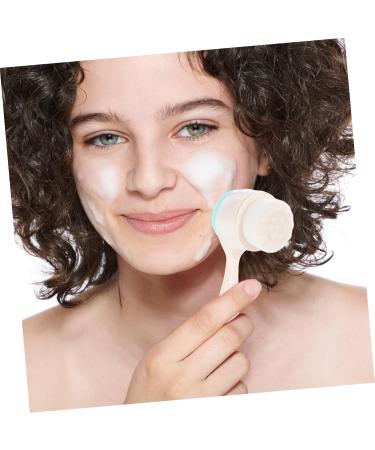 Healeved Manual Face Brush Face Washing Cleaner Pore Deep Cleansing Brush Face Scrubber Face Brush with Holder Facial Cleansing Tool Face Cleaning Brush Facial Brush Facial Cleansing Brush - Buy Online on GoSupps.com