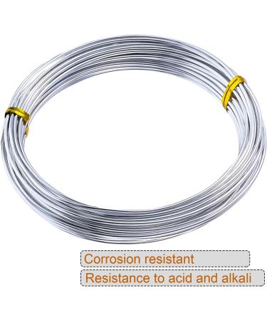 STARVAST Silver Aluminum Craft Wire 3mm (9 Gauge) 10M - Flexible Floral Armature Wire for DIY Arts and Crafts - Buy Online on GoSupps.com