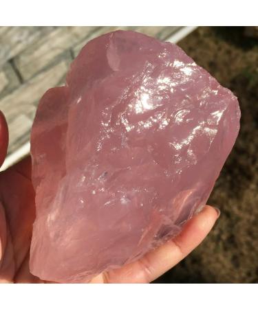 Natural Rose Raw Stone Specimen Stone and Restore Can be Used for (Size : 450-500g) - Buy Online on GoSupps.com
