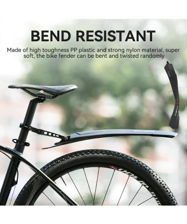 ROCKBROS Adjustable Bike Fender Set | Front Rear MTB Mud Guards for Cycling | Splash Guard for Mountain, Road & City Bikes - Buy Online on GoSupps.com