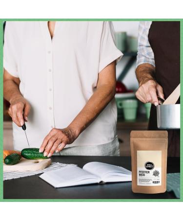 Spicy Welt Whole White Pepper (500g) - Premium Quality White Pepper Beans for Mills Sauces Soups & Marinades | Subtle & Intense Flavour | 100% Natural No Additives - Buy Online on GoSupps.com
