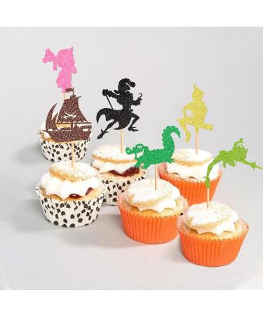 Keaziu 32PCS Fairy Cupcake Toppers Fairy Theme Flower Angel Cupcake Picks Ballet Dancer Spring Wedding Bridal Baby Shower Birthday Party Cake Decorations Supplies green 2 - Buy Online on GoSupps.com