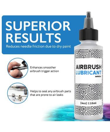 4 oz USA-Made Airbrush Lubricant for Smooth Trigger Action and Reduced Needle Friction - Buy Online on GoSupps.com