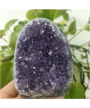 Amethyst Rough Stone 2pcs Natural Uruguay Dream Amethyst Quartz Crystal Cluster Specimen Gifts 500-600g/pc - Buy Online on GoSupps.com