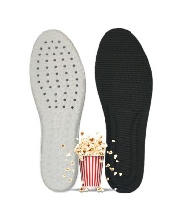 Memory Foam Insoles for Women Replacement Shoe Inserts for Running Shoes Hiking Shoes Sneaker Cushion Shoe Insoles Shock Absorbing for Foot Pain Relief Comfort Inner Soles (US 4.5-5.5  Black) US 4.5-5.5 Black