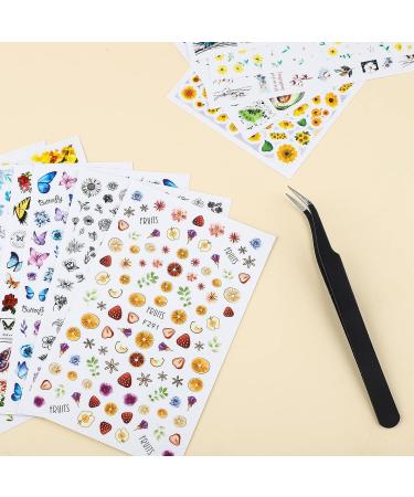 Nail Art Stickers: 24 Self-Adhesive Decals for Creative Nail Designs - Large Sheets Included | Nail Supplies Kit - Buy Online on GoSupps.com