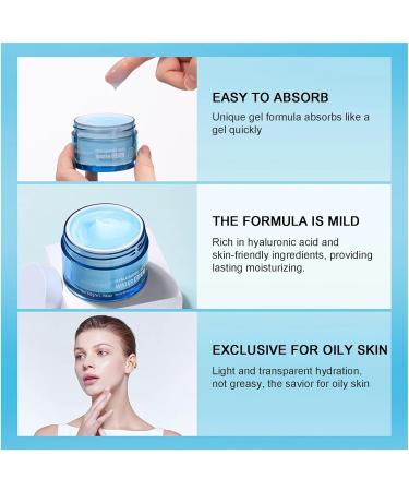 Hydro Boost Hyaluronic Acid Face Moisturizer - 48-Hour Oil-Free Hydration for All Skin Types - Lightweight Water Gel for Plump Radiant Skin - 1.76oz - Buy Online on GoSupps.com