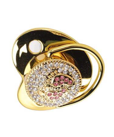 Bling Baby Pacifier - Anti-Static Gold Pacifier for Newborns & Toddlers (6-18 Months) - Perfect for Outdoor Use | Shop Now! - Buy Online on GoSupps.com
