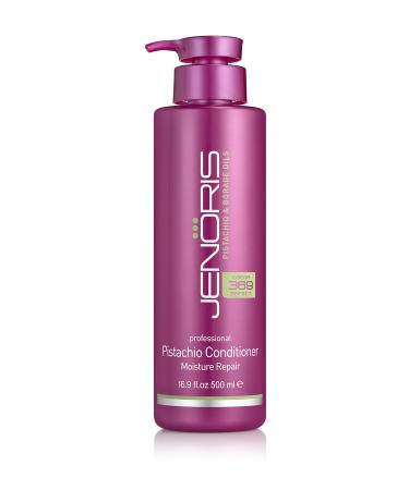 Jenoris Pistachio Conditioner for Colored & Dry Hair 16.9 fl.oz Professional Hair Care Products for Women and Men. Pistachio and Borage Oils