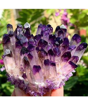 Natural Crystal Rough Natural Crystal 1 Pack of Purple Phantom Quartz Cluster Ore Power Stone Crystal 400g - Buy Online on GoSupps.com