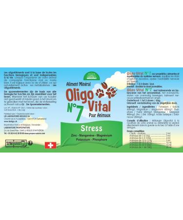 Oligovital N 7 - Trace elements for animals - Stress - 100 ML - Bioligo - Buy Online on GoSupps.com