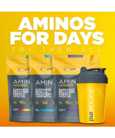 Aminos | 4g Free-Form Amino Acids & Beta-Alanine - 0 Sugar 60 Servings (Grape Gatsby) - Shop Internationally - Buy Online on GoSupps.com