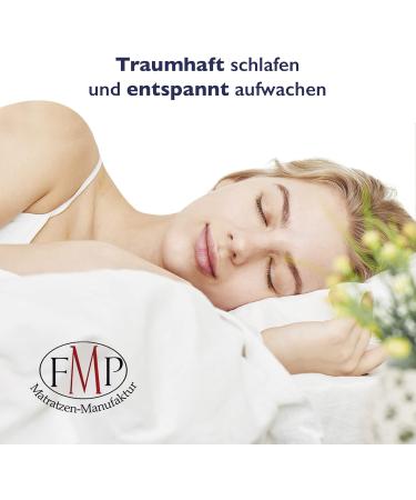 FMP Mattress Manufaktur Orthopedic Neck Support Cushion - Viscoelastic Pillow 70x36x13 cm White 13 cm High - Ideal Neck Pillow for Comfort & Support - Buy Online on GoSupps.com