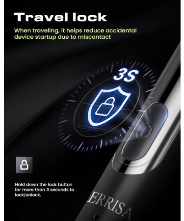 FERRISA Back Shaver for Men - 5-in-1 Electric Long Handle Body Hair Trimmer for Wet/Dry Shaving - Travel Lock & Detachable Design - Buy Online on GoSupps.com