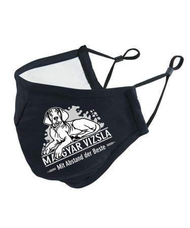 Magyar Vizsla Hungarian Pointer by far the best face mask makeshift mask face cover black