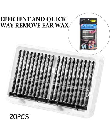 Treonca Adhesive Earwax Cleaner Tool Set - Disposable Sticky Ear Swabs Pick - Efficient & Quick Ear Wax Removal - 20 Count - Buy Online on GoSupps.com