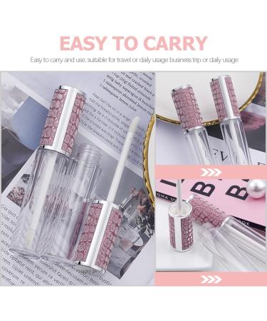 Beaupretty 6-Pack Lip Gloss & Balm Bottles with Magic Wand | Empty Cosmetic Tubes for Lipstick & Gloss - Durable ABS - Buy Online on GoSupps.com