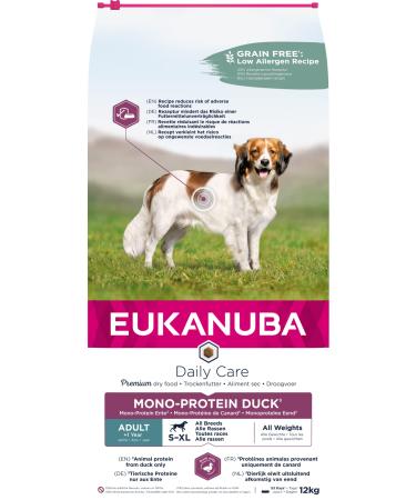 Eukanuba Dog Daily Care Adult Dog Mono-Protein Duck 12 KG