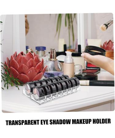 Mipcase 2pcs 16 Grid Storage Box Clear Makeup Organizer Powder Storage Holder Desk Jewelry 21.7x11.8x2.5cmx2pcs As Shownx2pcs - Buy Online on GoSupps.com