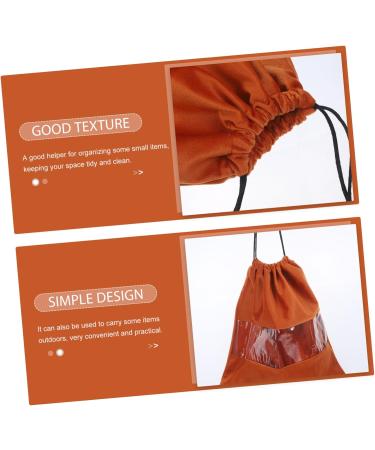 Baluue Hair Dryer Storage Bag Drawstring Hair Dryer Bag Hair Dryer Sack Hair Dryer Travel Bag Pvc 32x28x0.6cm Coffee - Buy Online on GoSupps.com