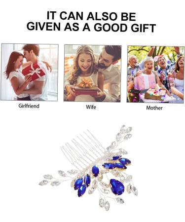 Angoily Bridal Hair Comb Tiara Hair Teasing Comb Hair Decor Accessory Pearl Tiara Wedding Hair Comb Bridal Headdress Golden Hair Accessories Western Style Rhinestones Bride - Buy Online on GoSupps.com