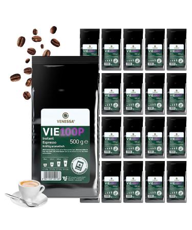 VENESSA Pack of 20 x 500g Instant Expresso VIE 100P solubles - Tasty, powerful and full of flavour - Perfect for automatic office coffee machines, cafes and B2B customers