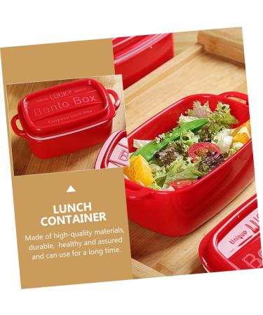 Alipis 1pc Box Lunch Box Lunchbox Salad Container Portable Food Container Japanese-Style Crisper Child - Buy Online on GoSupps.com