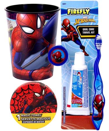 DSE Limited Edition Spiderman 5pc Oral Care Kit with DSE Bonus for Kids