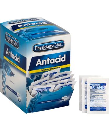 Buy PhysiciansCare Antacid Heartburn Medication - 2 Tablets per Packet Box of 50 | Fast International Shipping - Buy Online on GoSupps.com