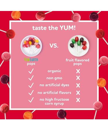 YumEarth Organic Pops Variety Pack  300+ Fruit Flavored Favorites Lollipops Allergy Friendly Gluten Free Non-GMO Vegan No Artificial Flavors or Dyes - Buy Online on GoSupps.com