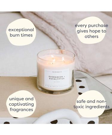 Calyan Wax Soy Candle - Apples & Maple Bourbon | 3 Wick Scented Candle | Premium 14.9 oz | Long-Lasting 43 Hour Burn | Essential Oils in Glass Jar - Buy Online on GoSupps.com